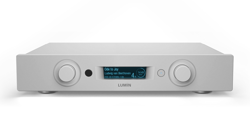 LUMIN P1 Mini Netzwerkplayer Streaming DAC Frontansicht – Lumin | Klang Maschine