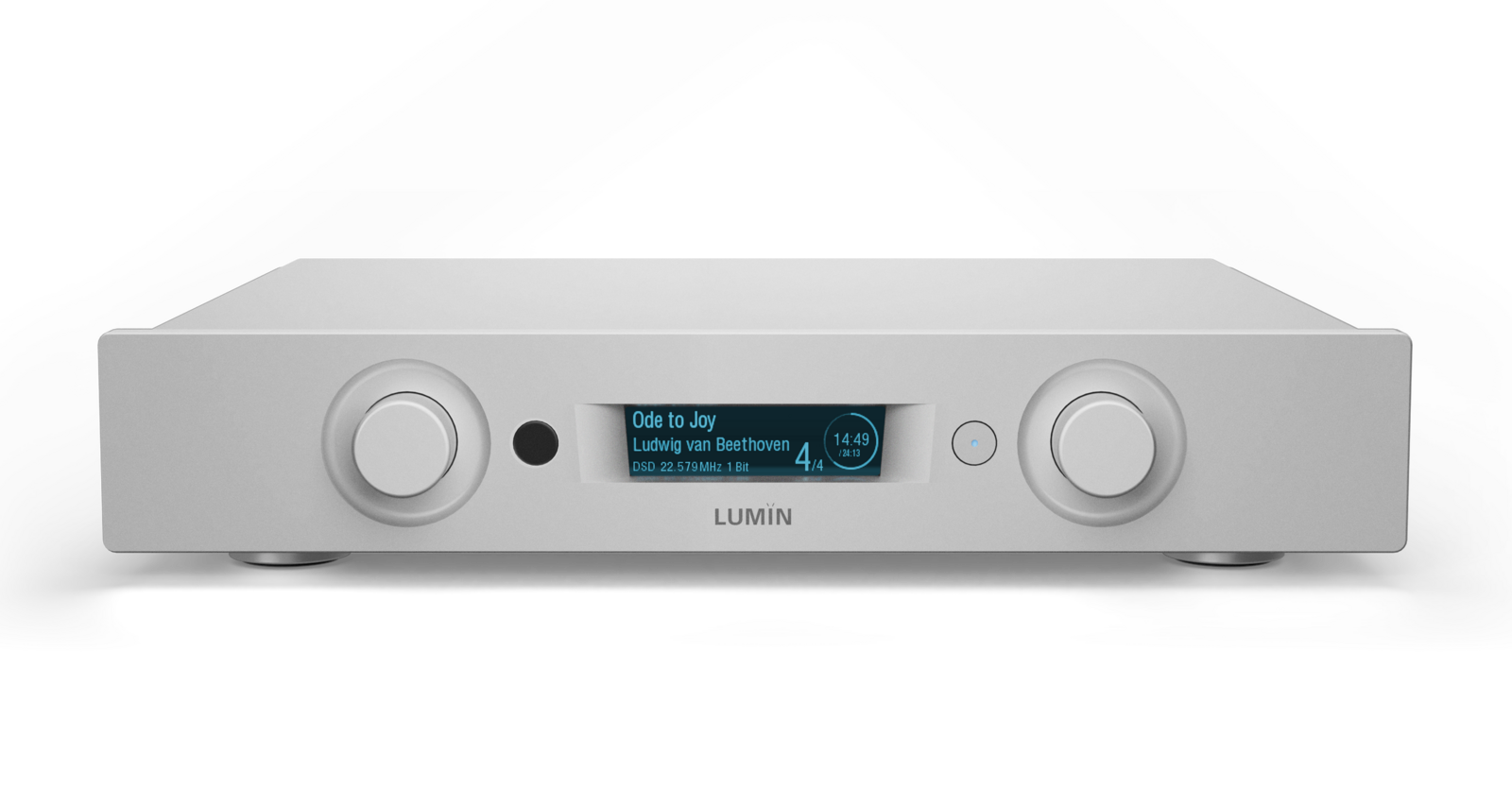 LUMIN P1 Mini Netzwerkplayer Streaming DAC Frontansicht – Lumin | Klang Maschine