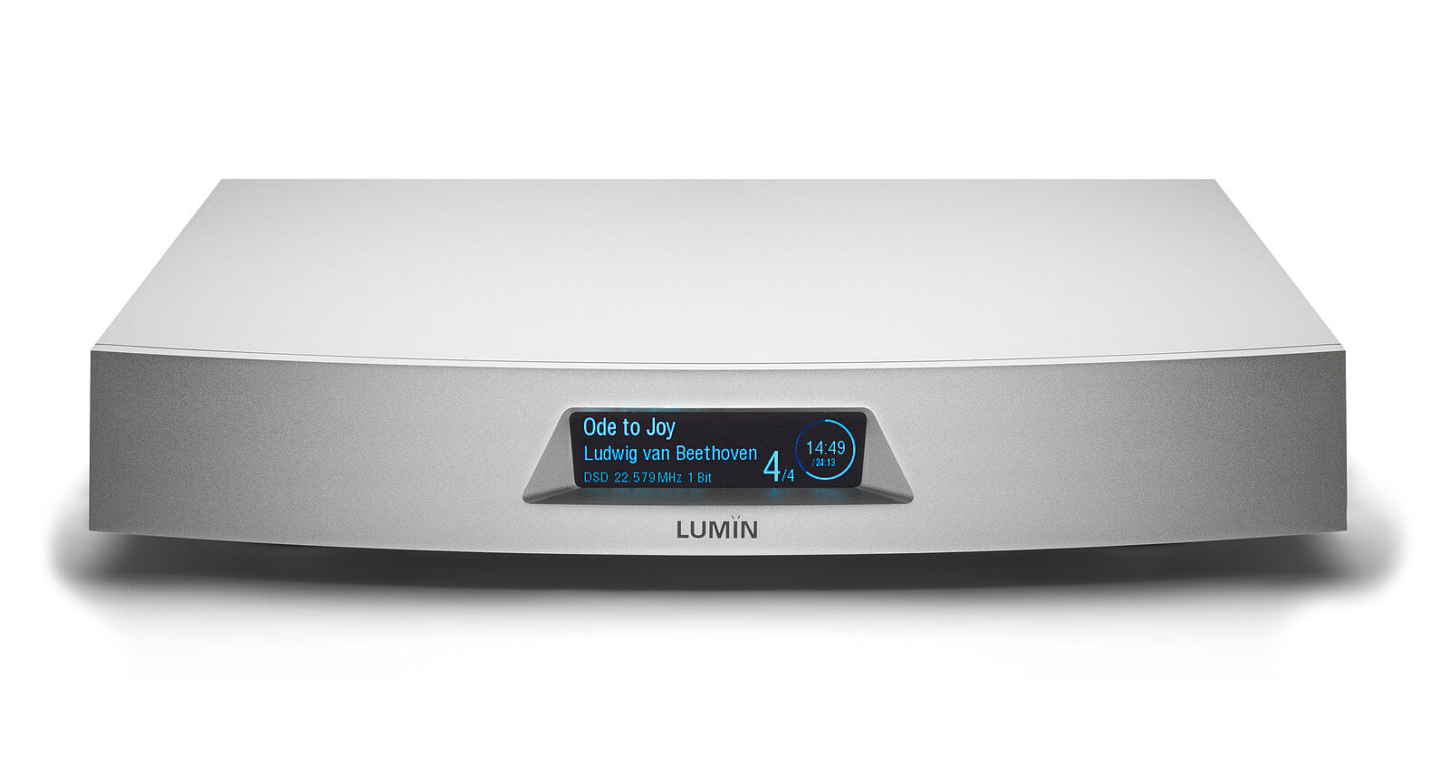 LUMIN T3X Netzwerkplayer Streaming DAC Frontansicht – Lumin | Klang Maschine