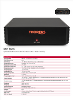 Thorens MC 1600 Phono-Vorverstärker