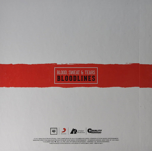 Blood, Sweat And Tears – Bloodlines 8xLP Boxset Analogue Productions Vinyl Audiophil
