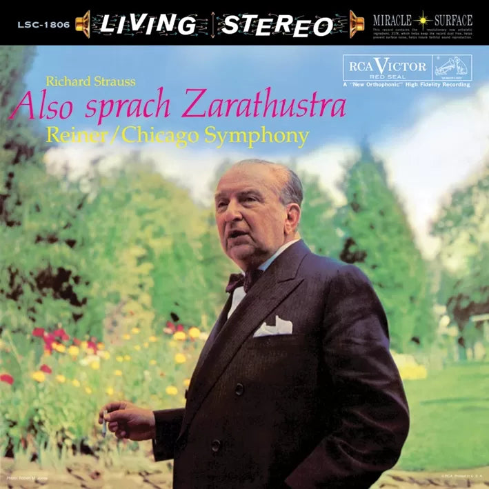 FRITZ REINER &amp; CHICAGO SYMPHONY ORCHESTRA - RICHARD STRAUSS: ALSO SPEAK ZARATHUSTRA RCA Living Stereo Analogue Productions