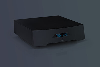 LUMIN P1 Netzwerkplayer Streaming DAC Vorstufe Seitenansicht – Lumin | Klang Maschine