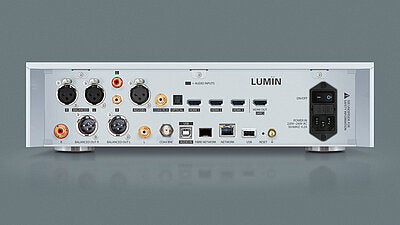 LUMIN P1 Netzwerkplayer Streaming DAC Vorstufe Rückseite – Lumin | Klang Maschine