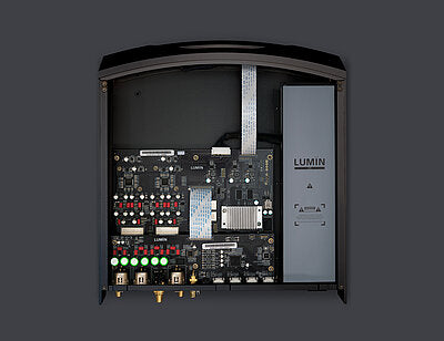 LUMIN P1 Netzwerkplayer Streaming DAC Vorstufe Draufsicht – Lumin | Klang Maschine
