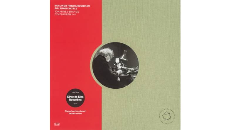 Berliner Philharmoniker Johannes Brahms Symphonien 1-4 Sir Simon Rattle Direct to Disc  LP Vinyl Audiophil