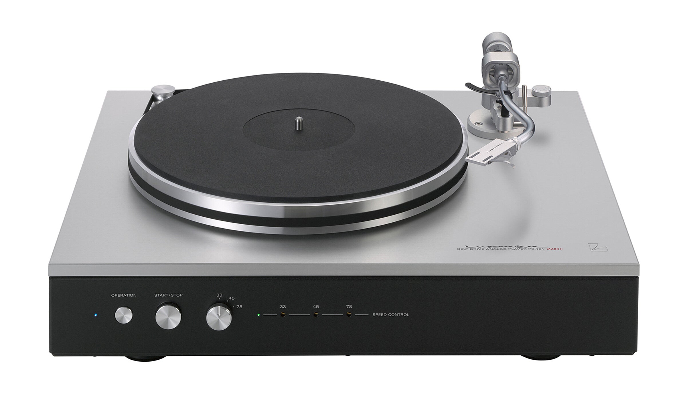 Luxman PD 151 Mark II Schallplattenspieler Frontansicht – Luxman | Klang Maschine