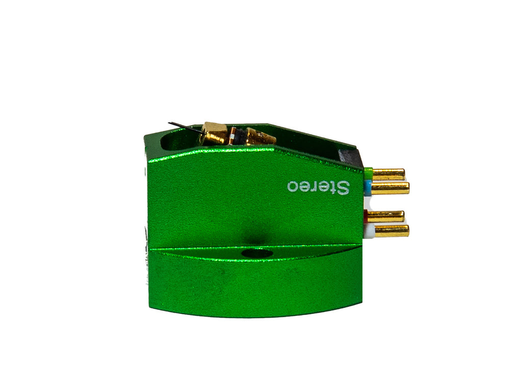Skyanalog P-1G MC Tonabnehmer Seitenansicht Stereo-Beschriftung – Skyanalog | Klang Maschine